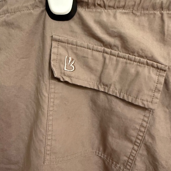 Buffbunny Adventure Cargo Pant Women's Brown Parachute Oversize M Drawstring - Picture 11 of 12